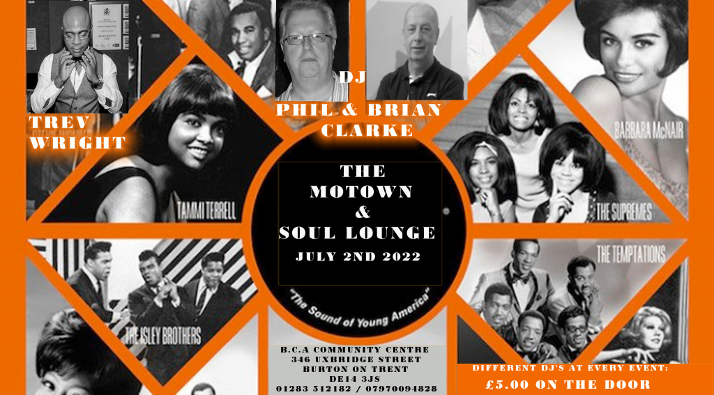 Motown & Soul Lounge Burton Caribbean Association